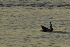 Ribeirinho navega sua canoa nas águas do rio Tocantins. Marabá, Pará, Brasil Foto Paulo Santos